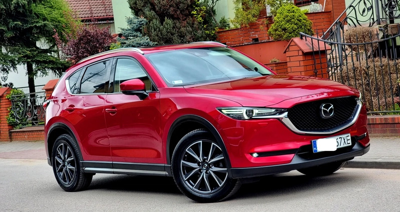 Mazda CX-5 cena 116900 przebieg: 76000, rok produkcji 2017 z Sierpc małe 781